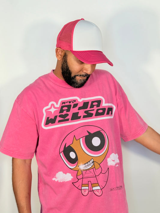A'ja PowHerpuff Pink - Boxy Tee - Klever Shirtz