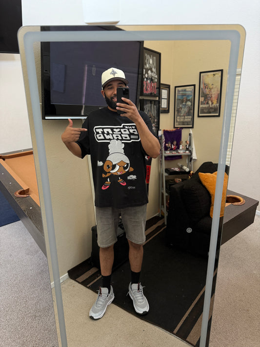 Point Gawd PowHERpuff - Boxy Tee - Klever Shirtz