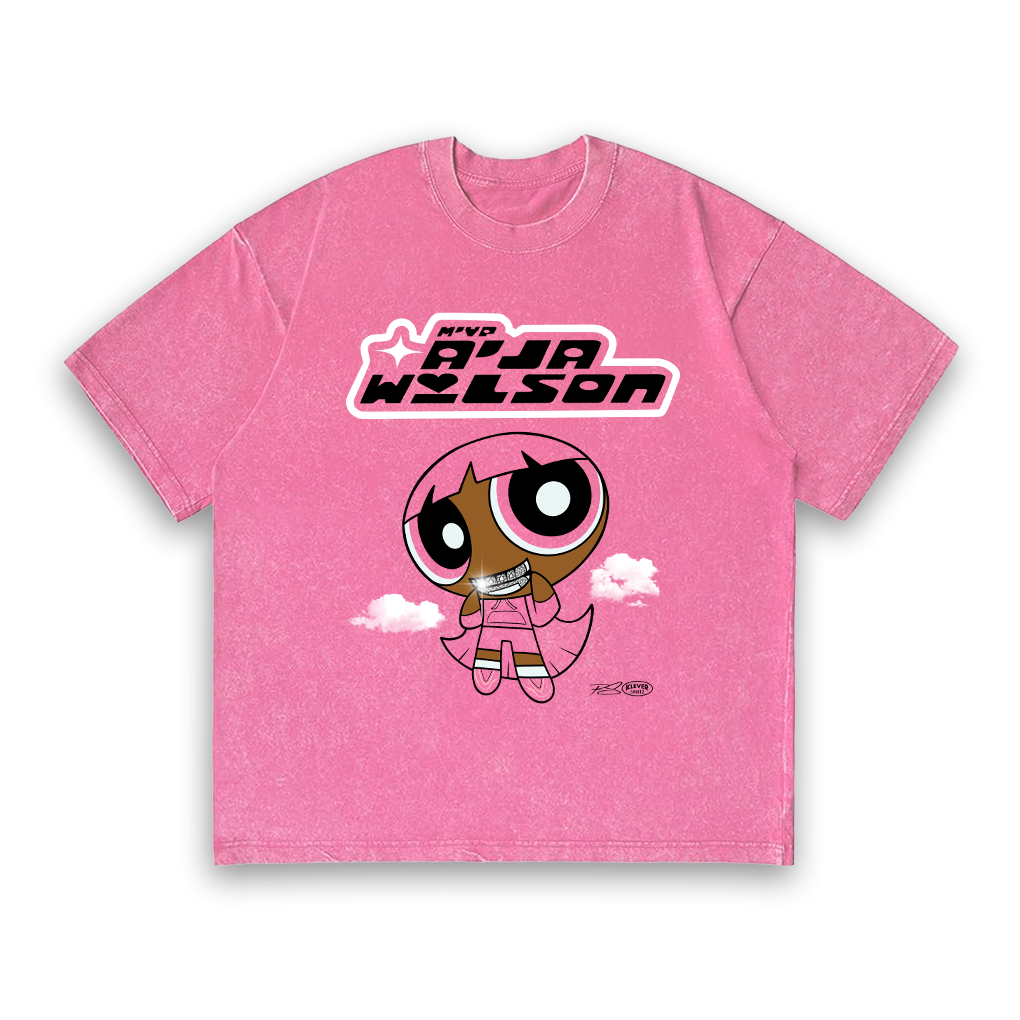 A'ja PowHerpuff Pink - Boxy Tee - Klever Shirtz