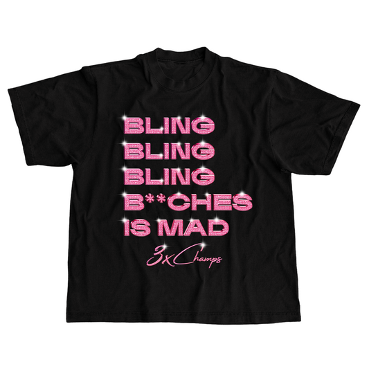 Bling Bling Bling 3x Champs - Boxy Tee - Klever Shirtz