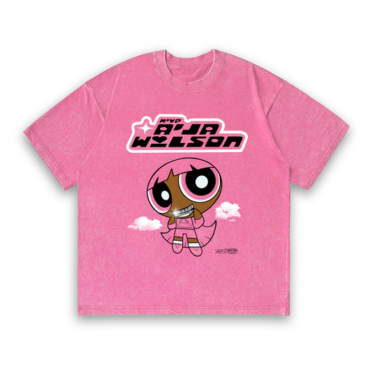 A'ja PowHerpuff Pink - Boxy Tee - Klever Shirtz