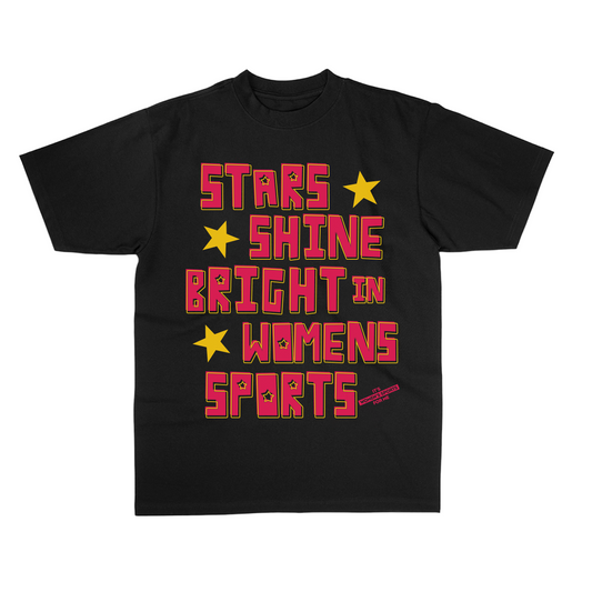 Stars Shine Bright In Women's Sports - Boxy Tee
