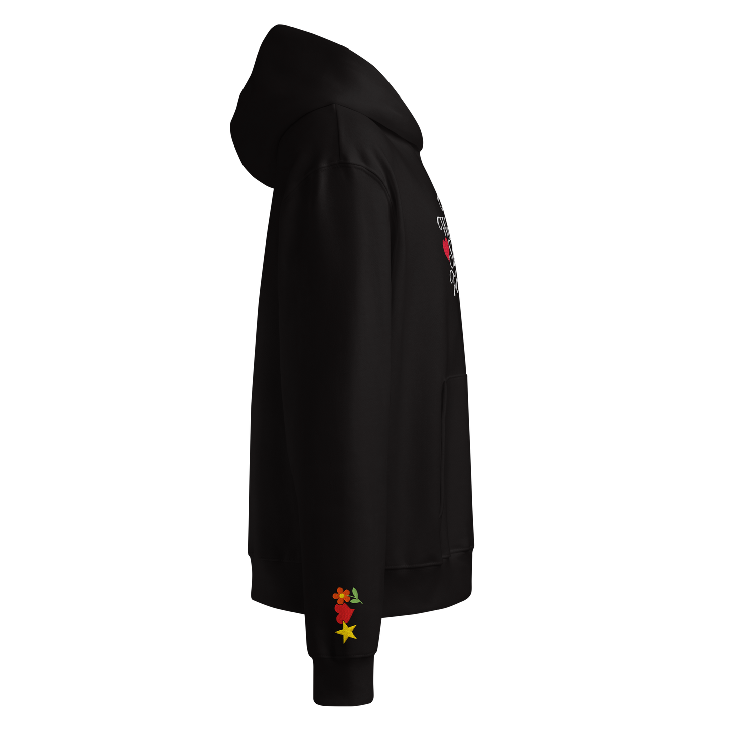 IWSFM Star Heart Flowers - Oversized Heavyweight Hoodie - Klever Shirtz